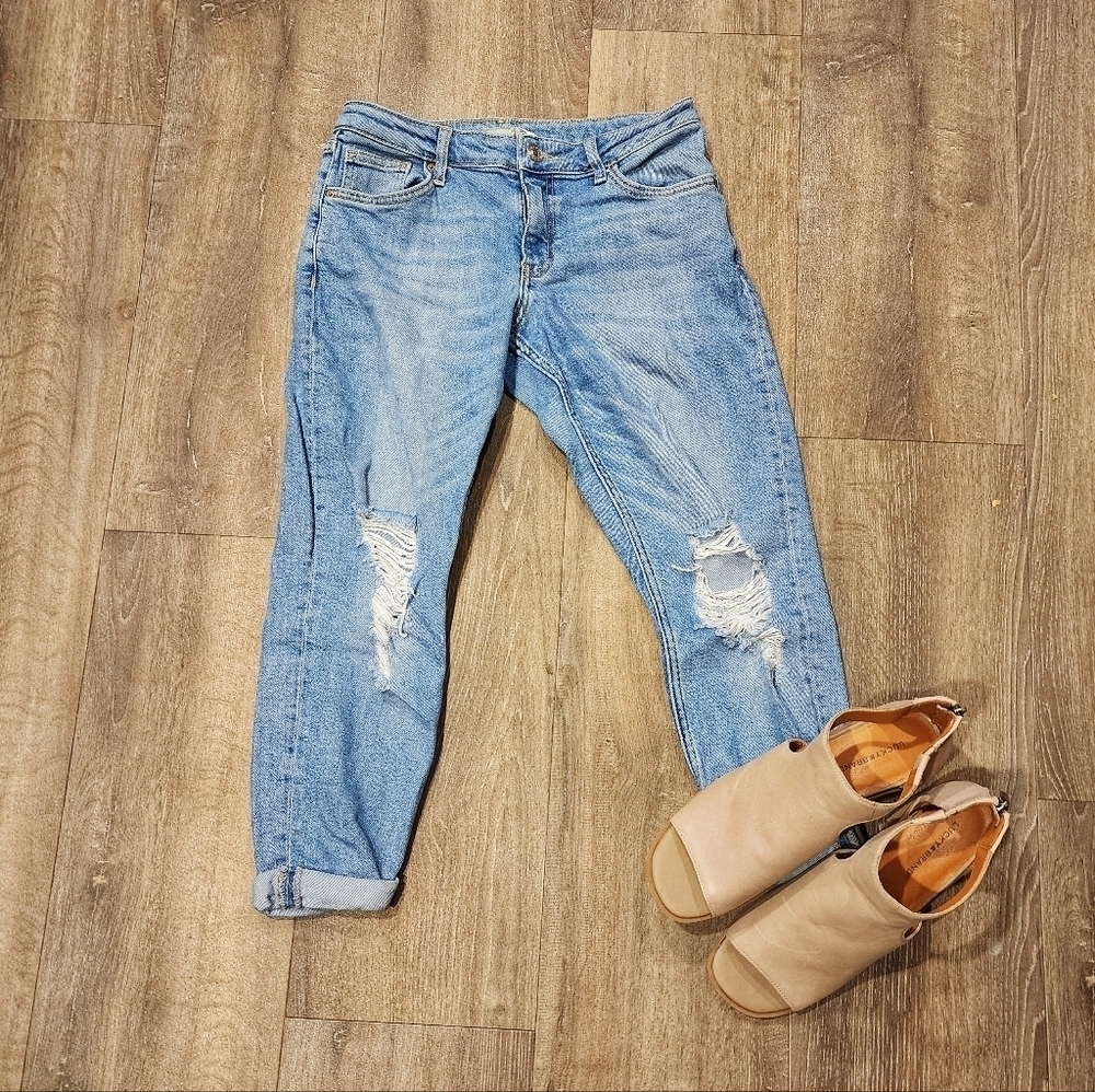 Topshop Moto Lucas Distressed Jean